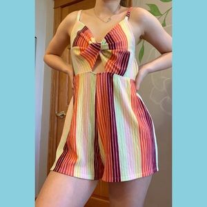 Striped Romper